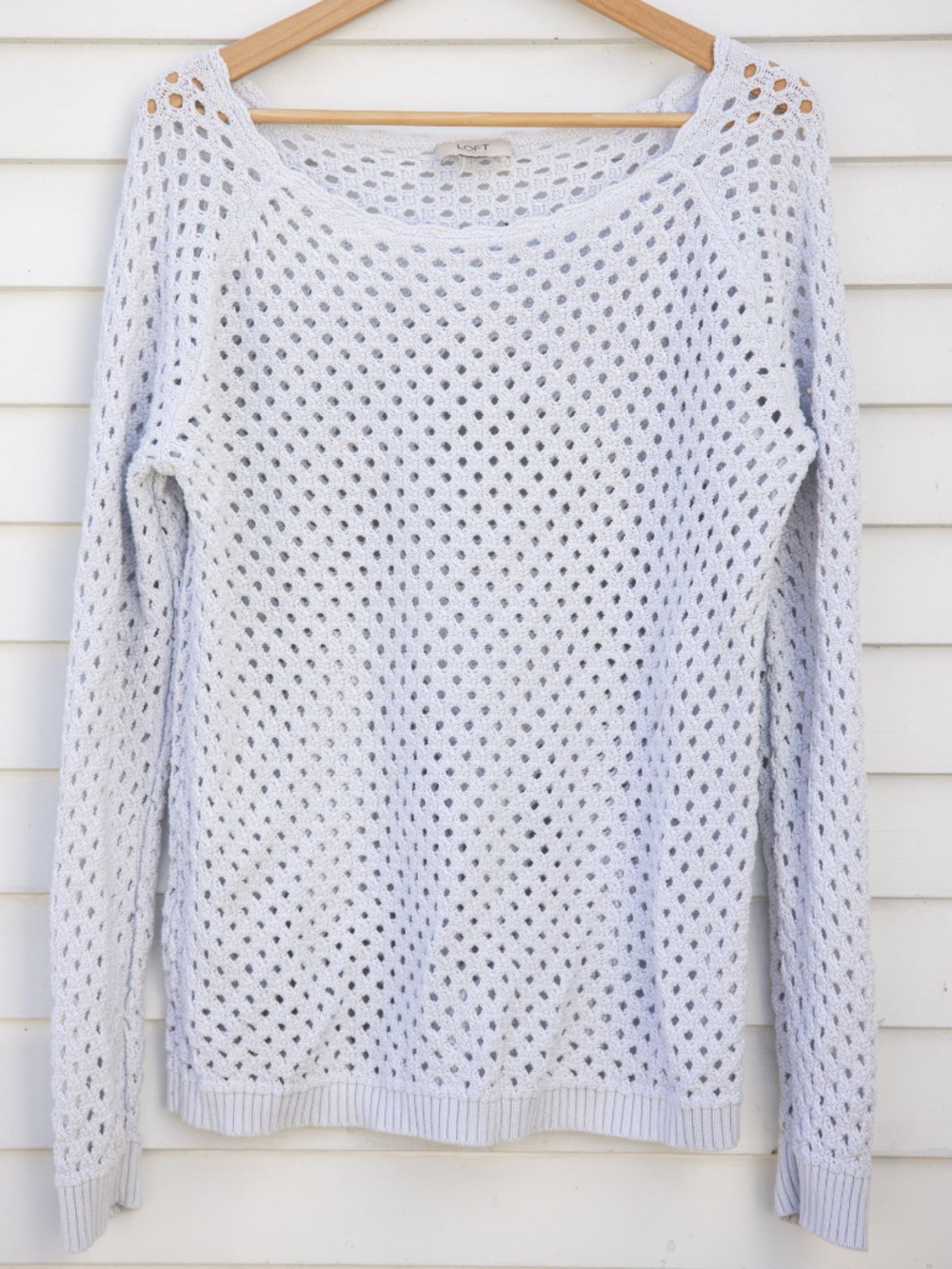 Ann Taylor Loft Pale Blue Sweater